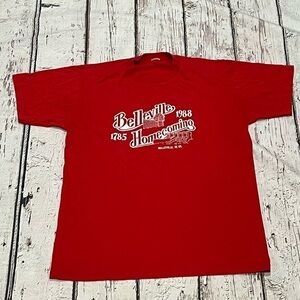 Vintage 1980s Belleville Washington Homecoming 1988 Graphic Tee Tshirt